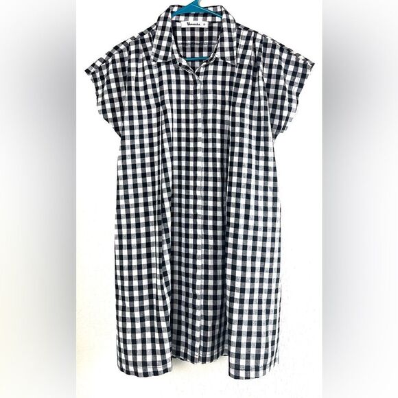 Vernacular Black and White Checkered Dress - Picture 2 of 10
